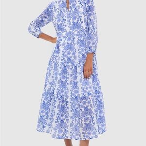 NWT Tuckernuck Bluefanny Rio Midi Dress